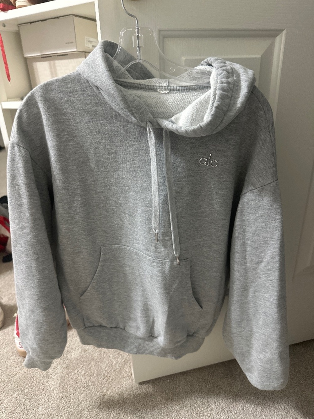 ALO Yoga Gray Pullover Hoodie
